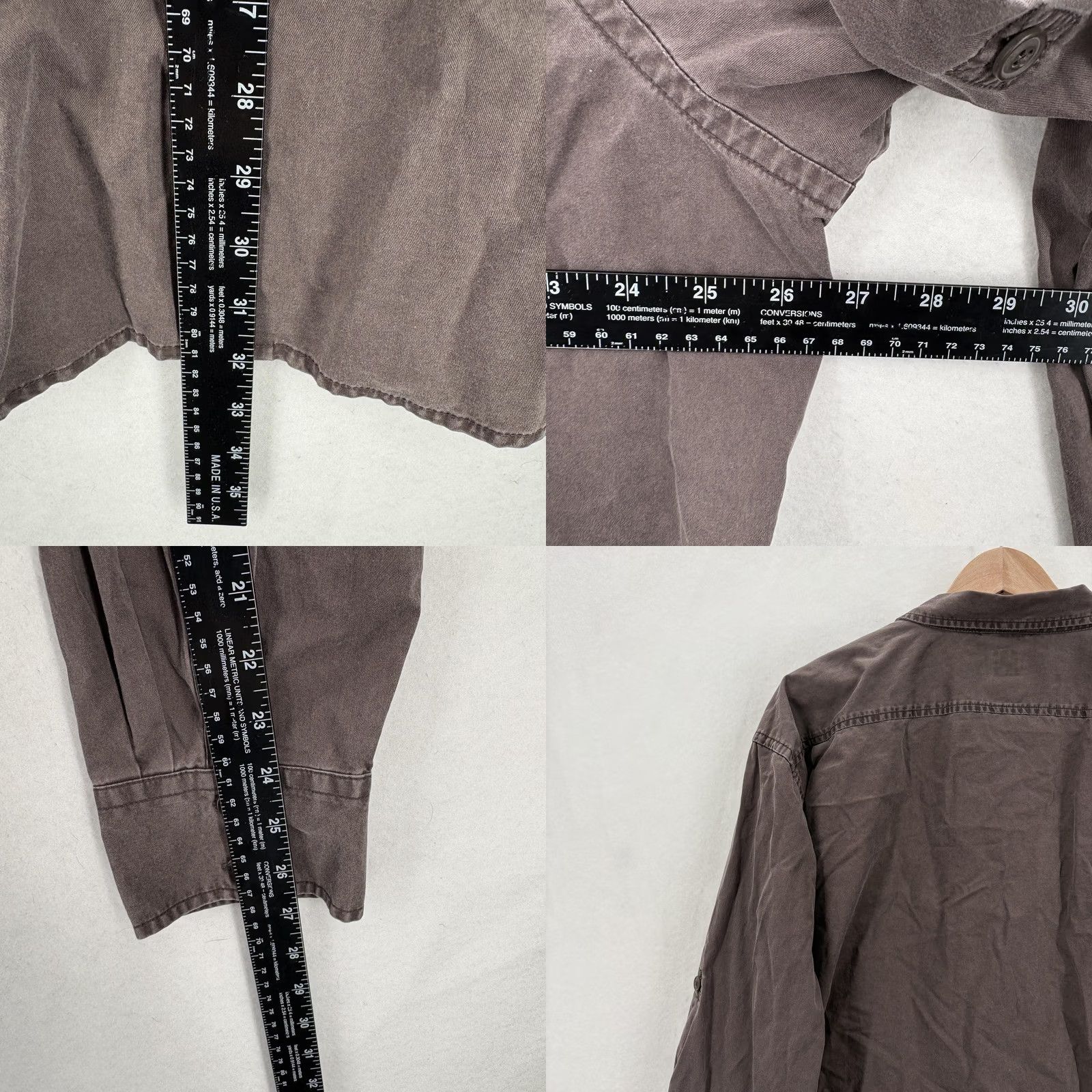 Gap Gap Utility Shirt Mens 2XL Brown Long Sleeve 100% Cotton Button Front Casual NWT Size US XXL / EU 58 / 5 - 8 Thumbnail