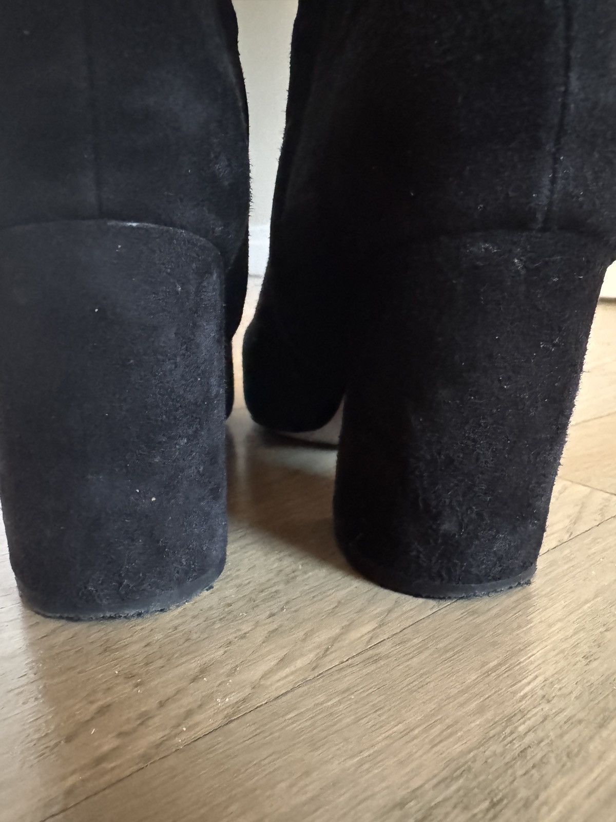 Sam Edelman Sam Edelman Suede boots Pointy Hilty Ankle Block Black 6.5 Size US 6.5 / IT 36.5 - 10 Thumbnail