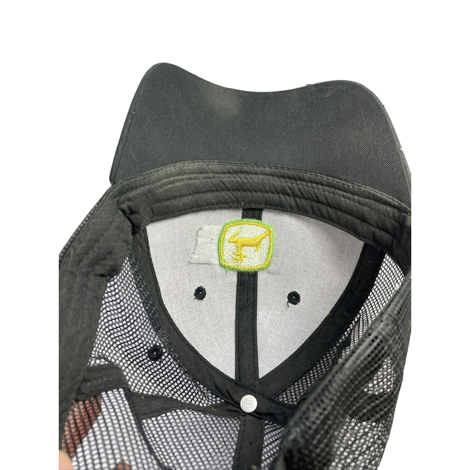 John Deere Black And Green JOHN DEERE Logo Trucker Otto Hat 25th Annive Size ONE SIZE - 10 Thumbnail