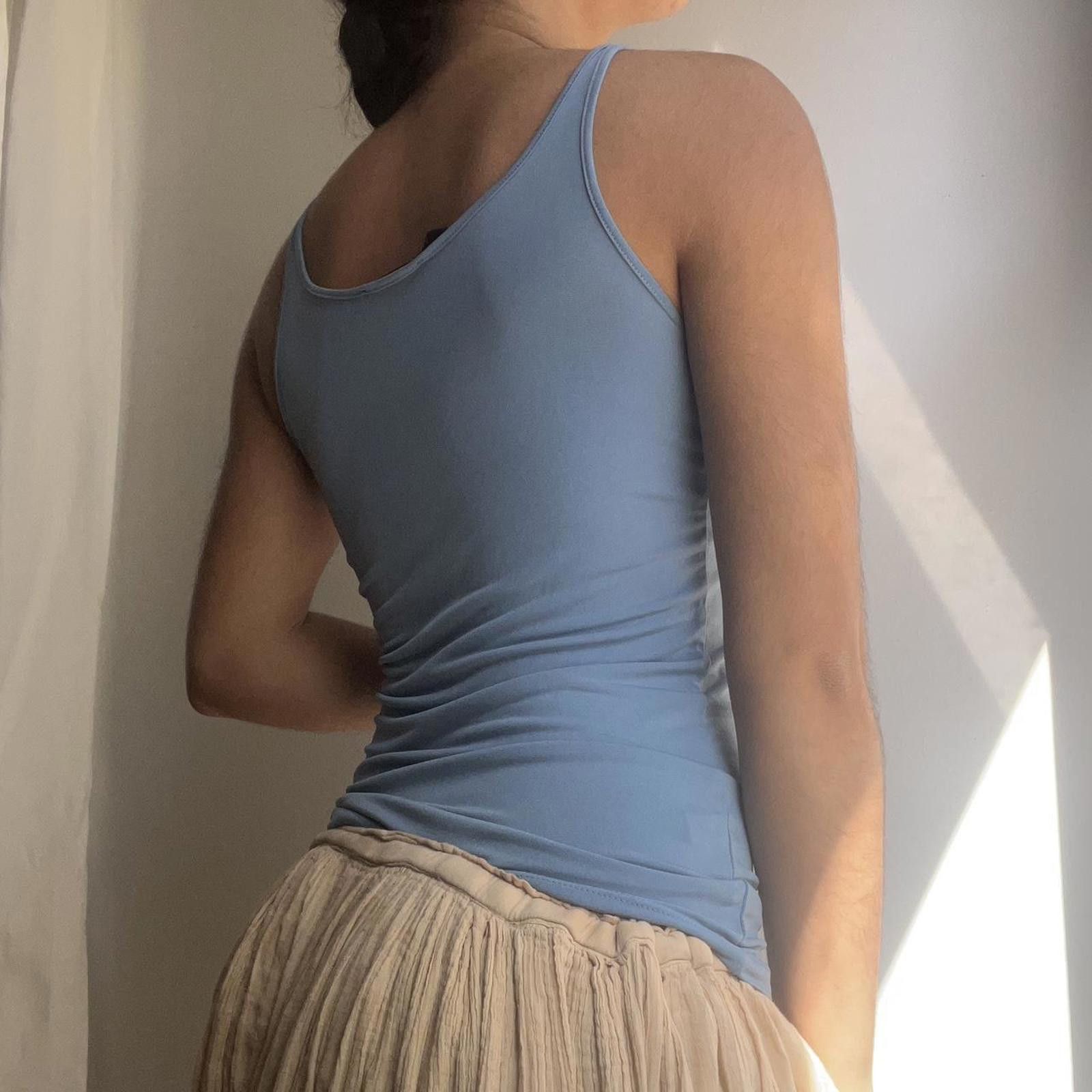 Other Light blue tank top with ruffles #feminine Size S / US 4 / IT 40 - 2 Thumbnail