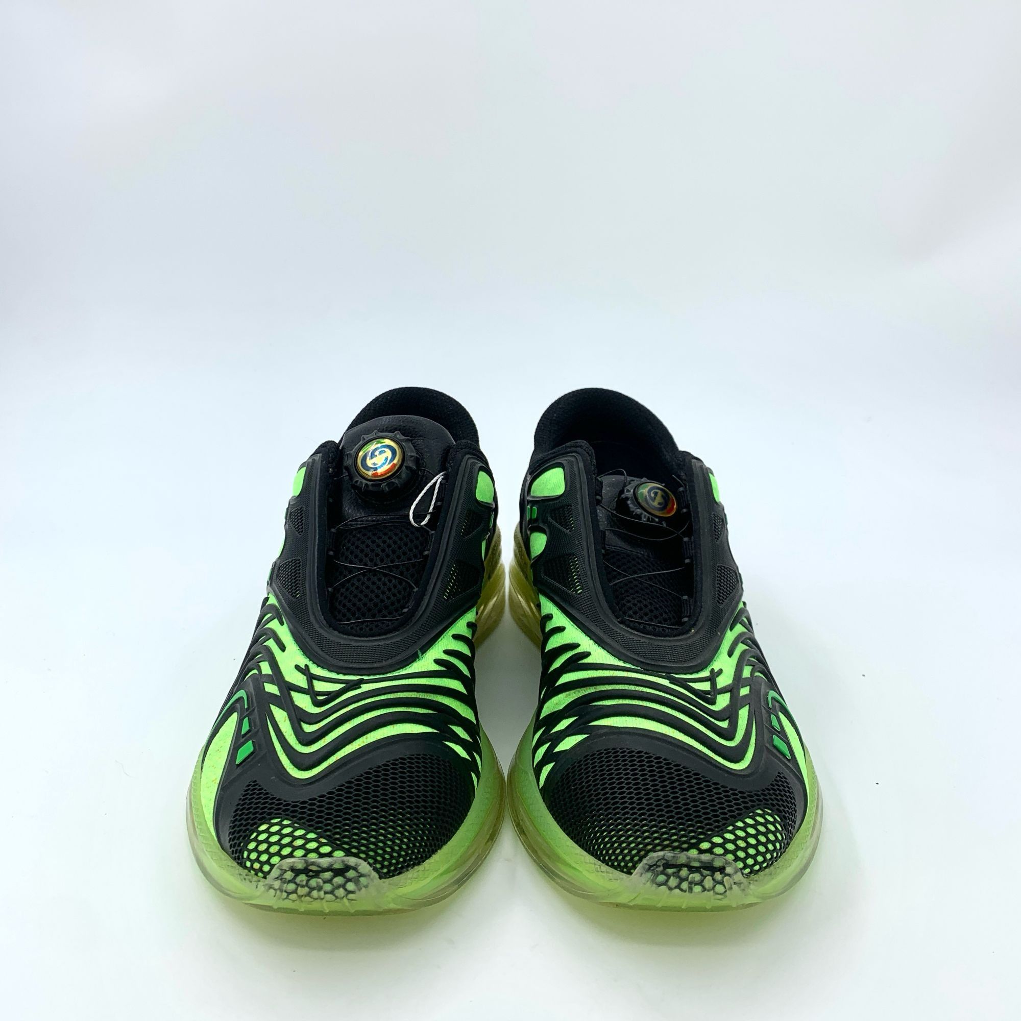 Gucci Gucci Green & Black Mesh Low-Top Sneakers (Size 40) Size US 7 / EU 40 - 6 Thumbnail