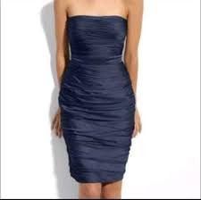 Monique Lhuillier Monique Lhuillier Dress Strapless Ruched Bridesmaids Cockta Size XS / US 0-2 / IT 36-38 - 1 Thumbnail