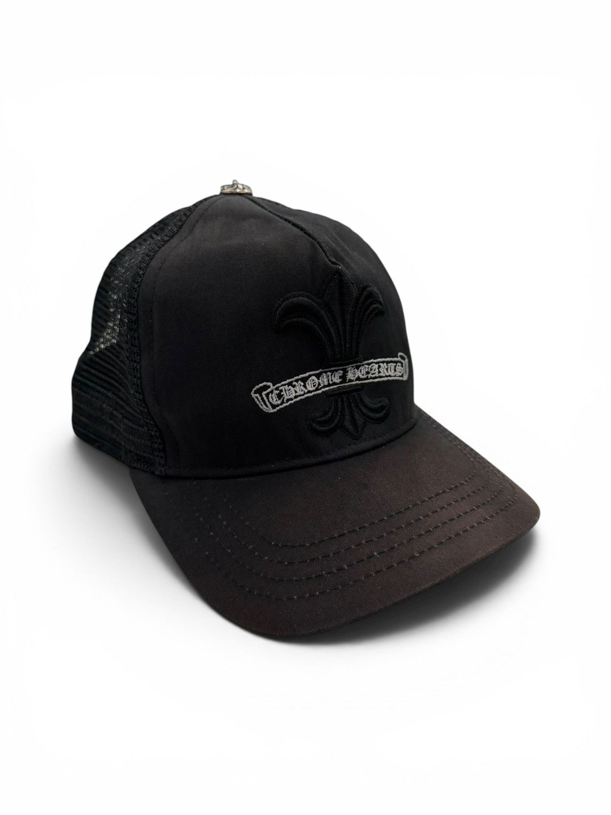 Chrome Hearts Chrome Hearts Fleur Trucker Hat Size ONE SIZE - 2 Thumbnail