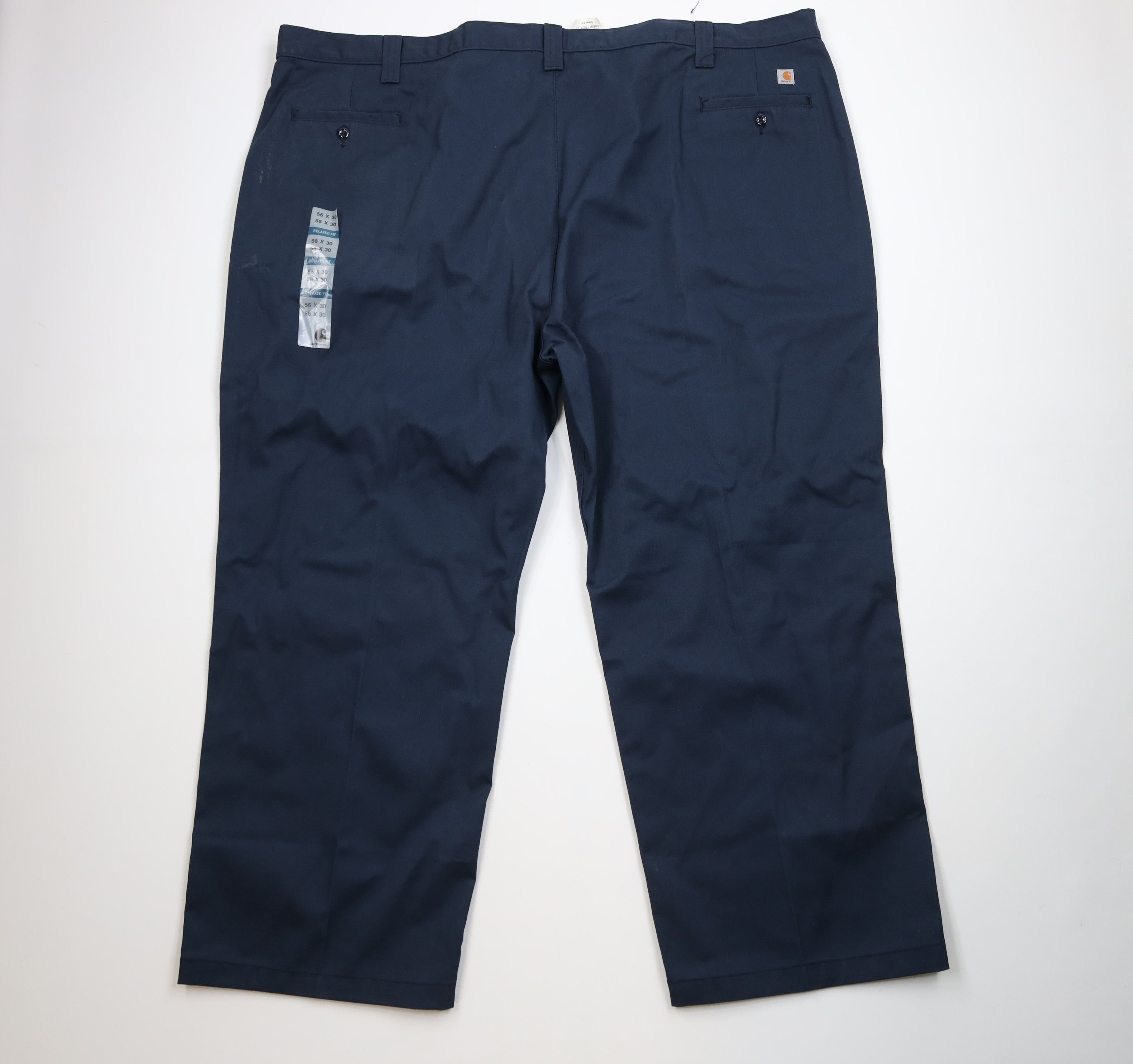 Carhartt Deadstock Vintage Y2K Carhartt Fit Wide Leg Pants Navy Blue Size US 44 / EU 60 - 9 Thumbnail