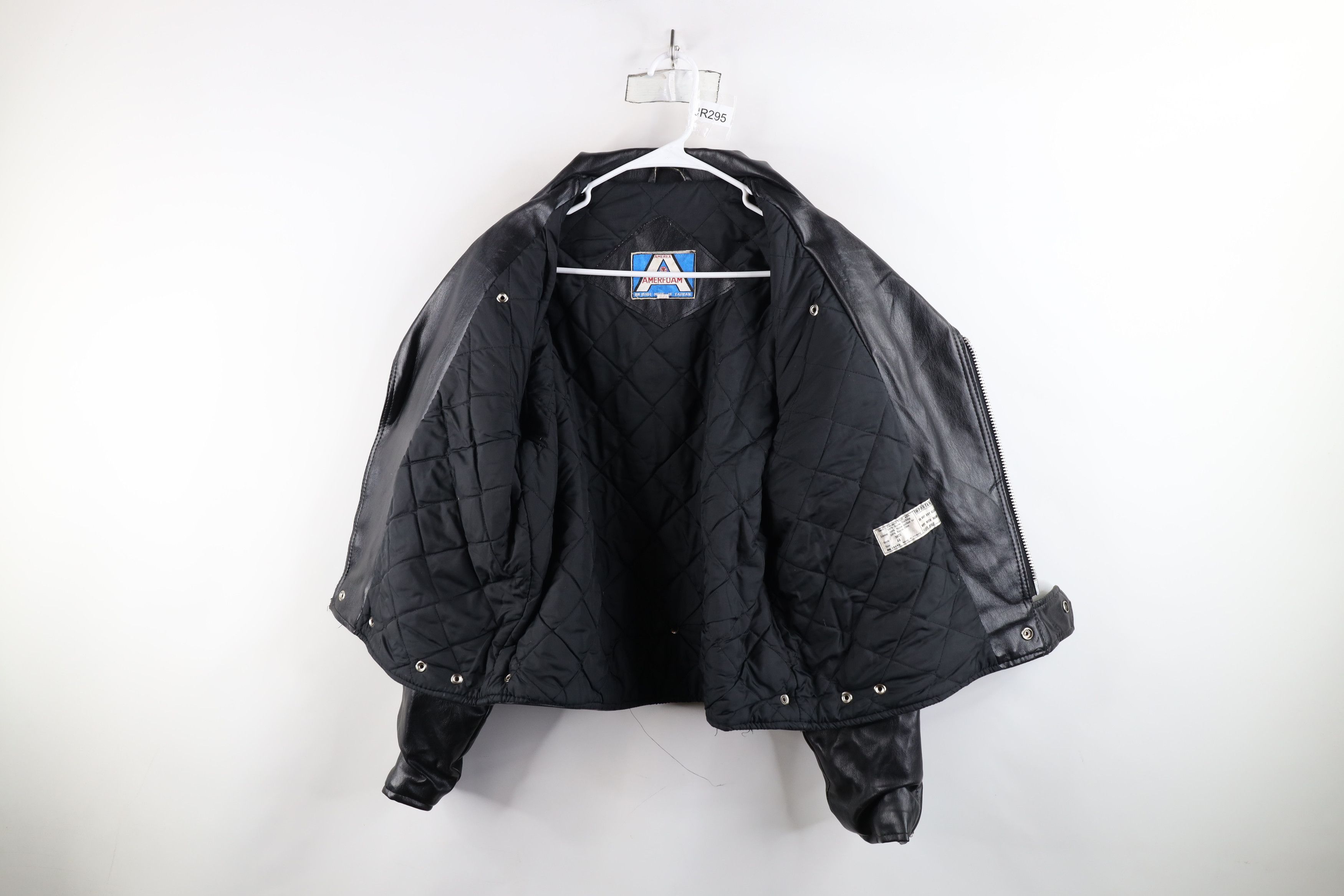 Vintage Vintage 70s 80s Streetwear Chain Zip Motorcycle Jacket Size US XL / EU 56 / 4 - 10 Thumbnail