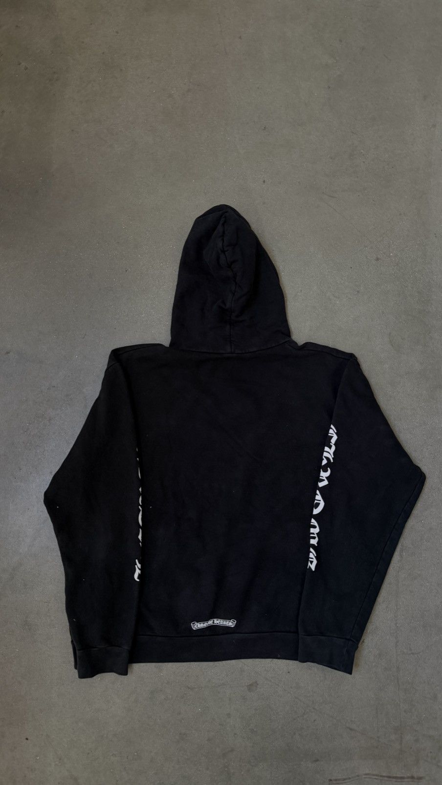 Chrome Hearts Chrome Heart Scroll Script Sleeve Hoodie Black Size US L / EU 52-54 / 3 - 6 Thumbnail
