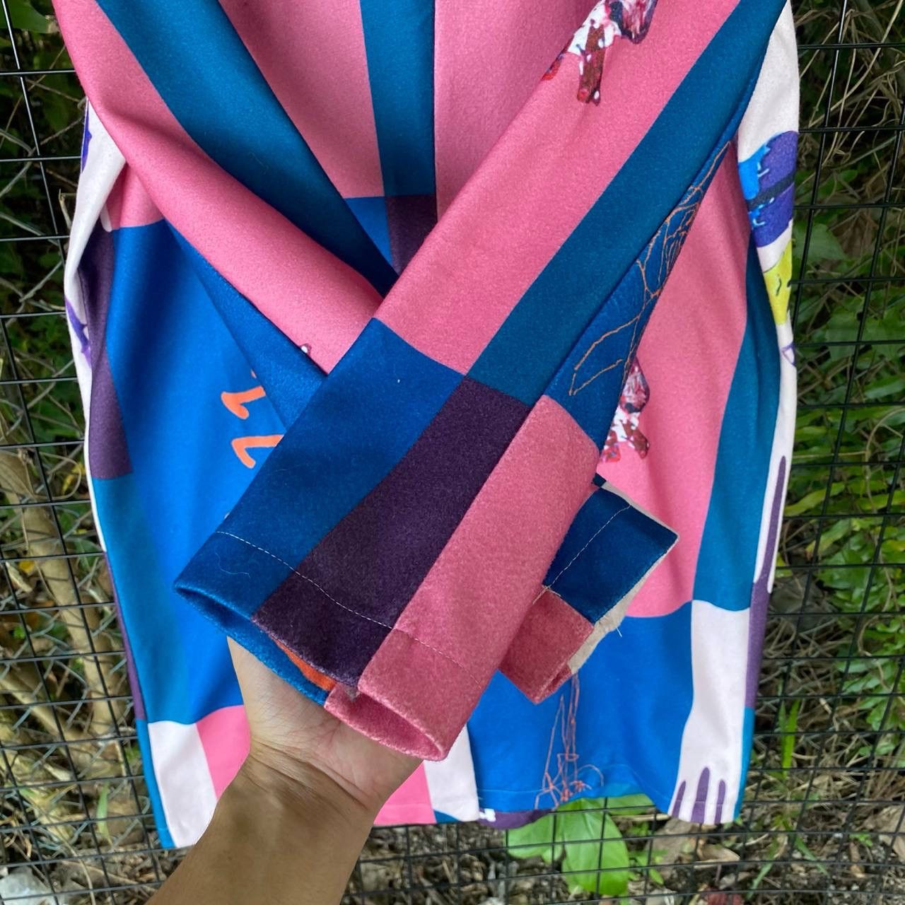 Japanese Fashion Printed Long Jacket