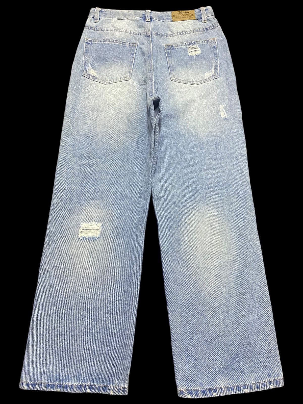 Japanese Brand Vintage Japanese Chipclip Faded Wash Distressed Style Jeans Size US 28 / EU 44 - 2 Thumbnail