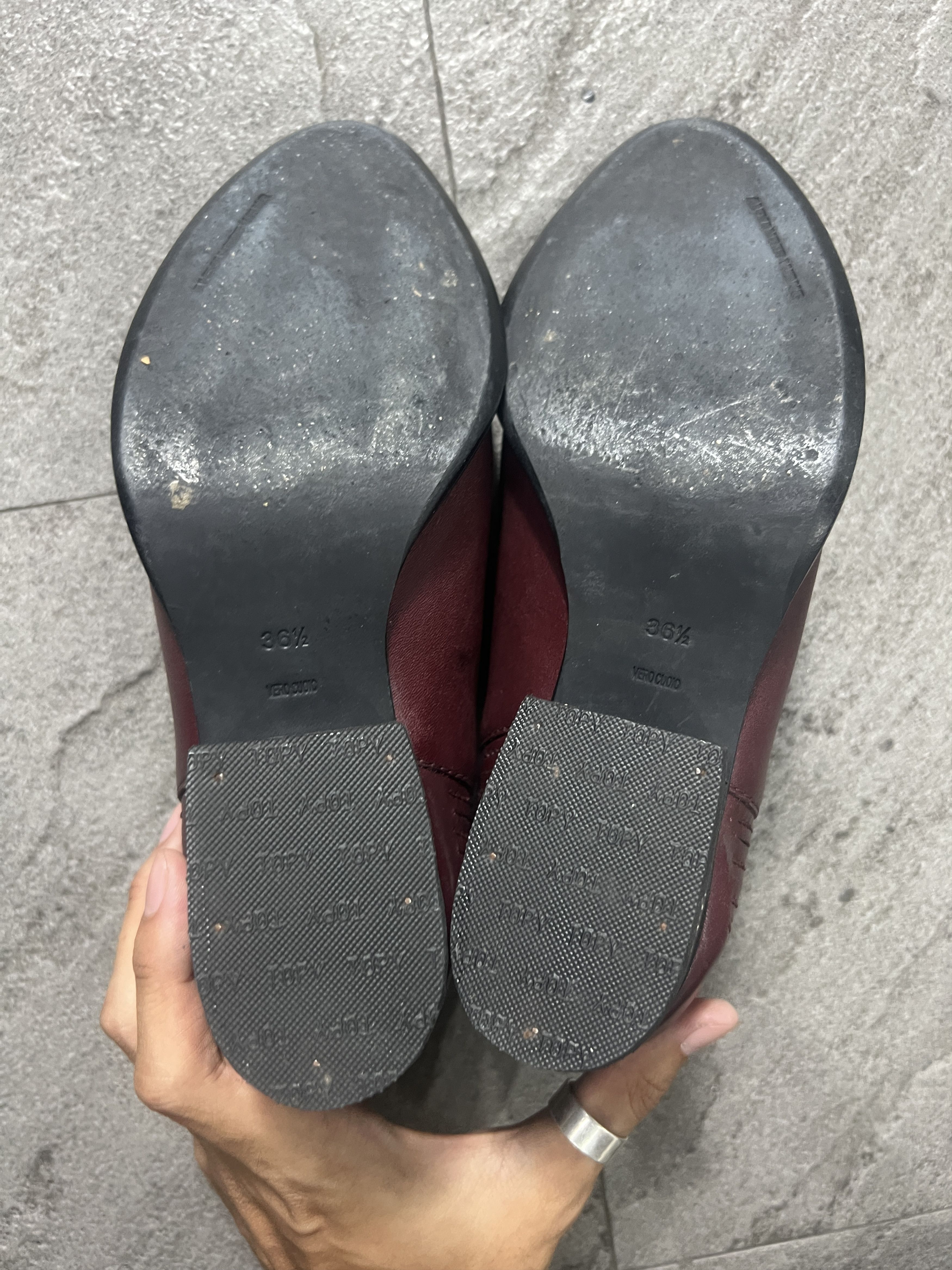 Alexander Wang Alexander Wang Kori Oxblood Leather Boots 36.5 Size US 6.5 / IT 36.5 - 7 Thumbnail