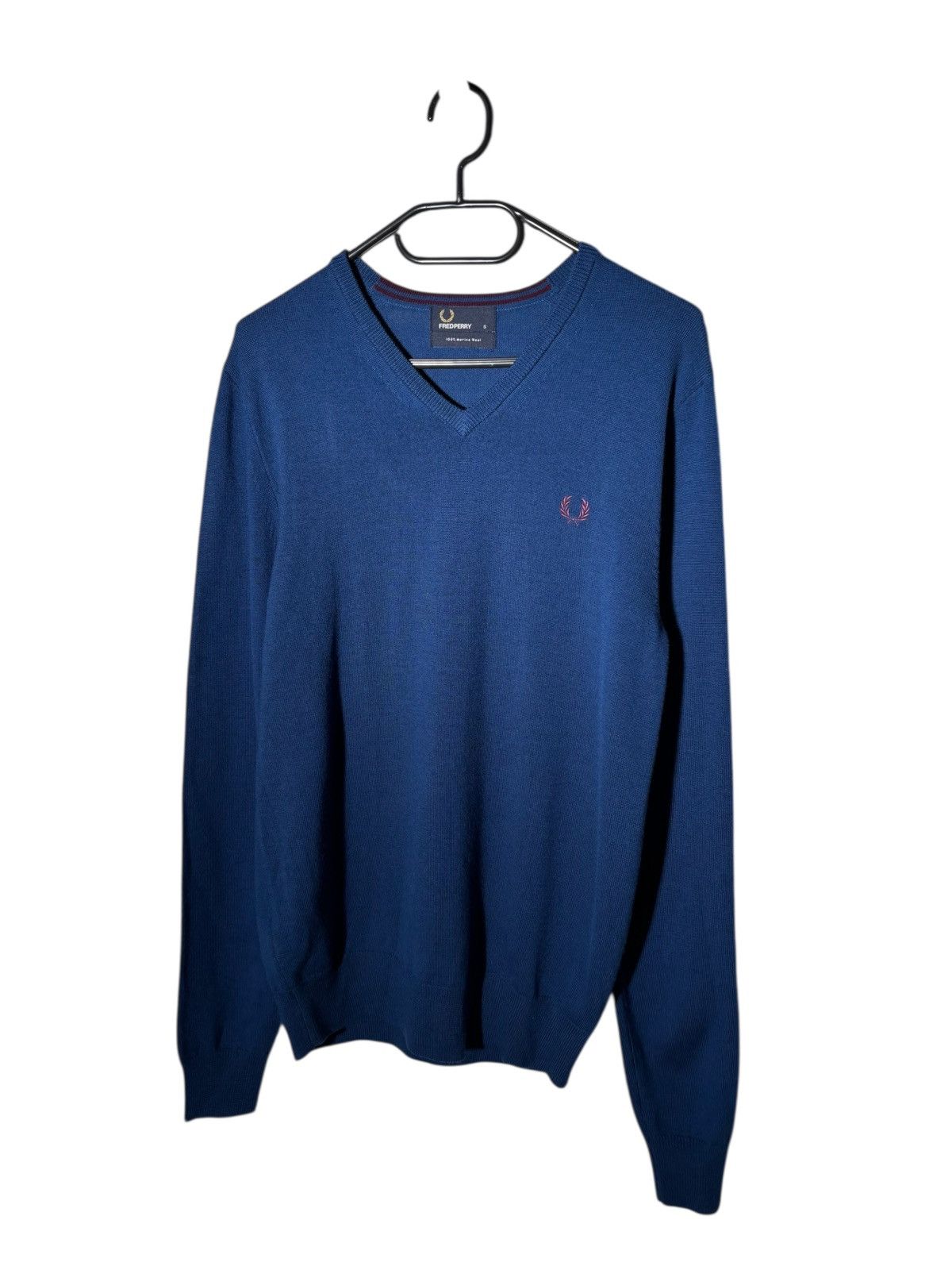 Fred Perry Fred Perry Sweater Jumper Pullover V-Neck Wool Classic Size US S / EU 44-46 / 1 - 2 Thumbnail