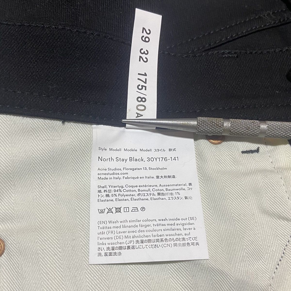 Acne Studios North Stay Black Jeans Size US 29 - 4 Thumbnail