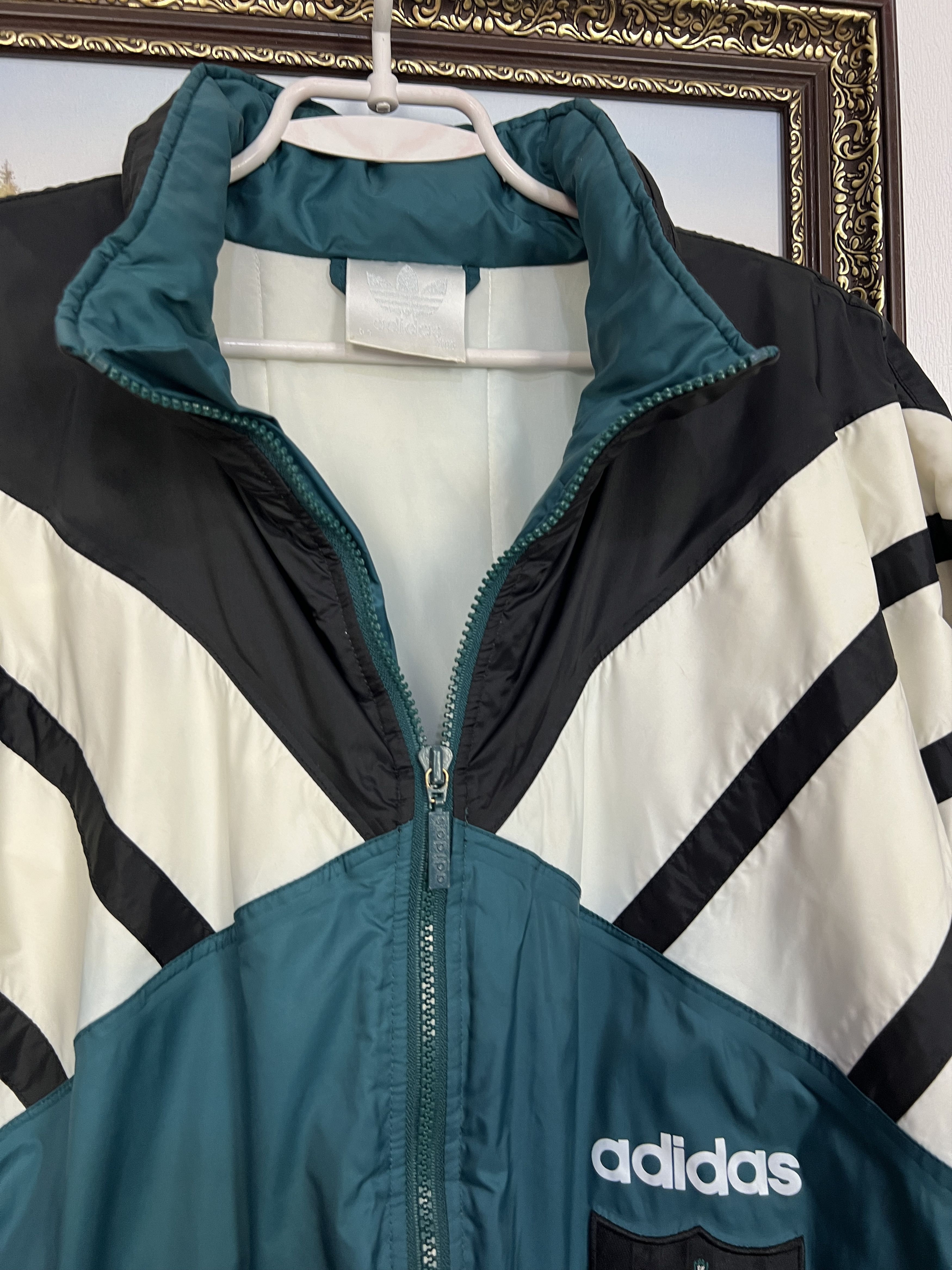 Adidas Vintage Liverpool Football Padded Jacket Soccer Track Top Size US L / EU 52-54 / 3 - 3 Thumbnail