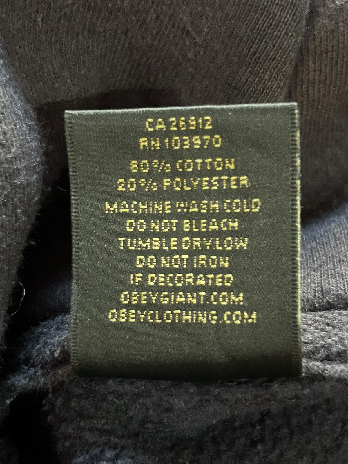 Obey Vintage Sunfaded Obey Streetwear extra size Size US XXL / EU 58 / 5 - 7 Thumbnail