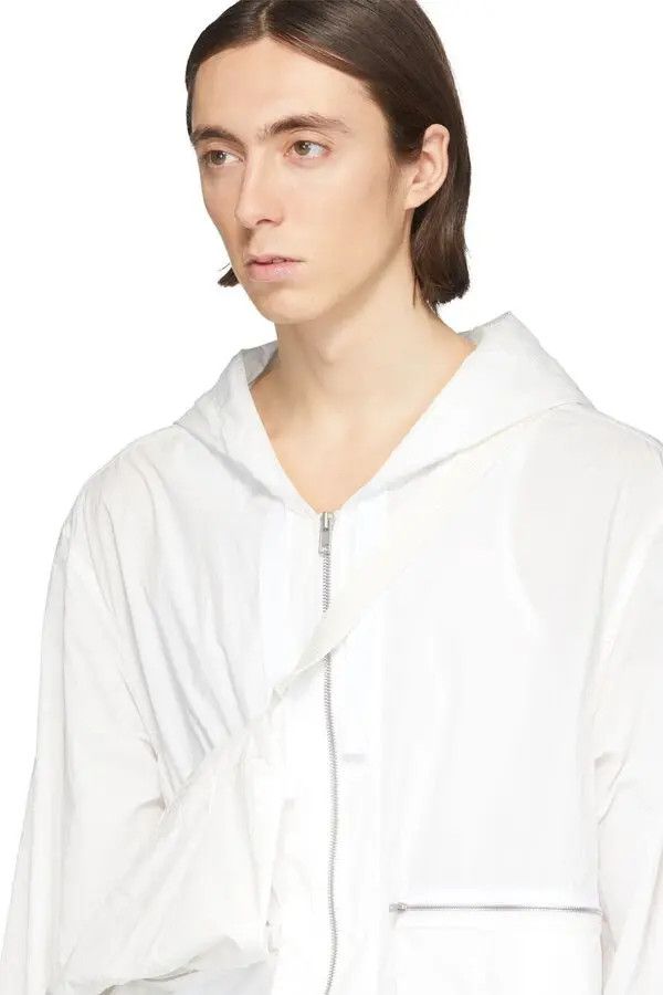 Maison Margiela o1tko11224 Recycled-Nylon Sport Jacket in White Size US M / EU 48-50 / 2 - 4 Thumbnail