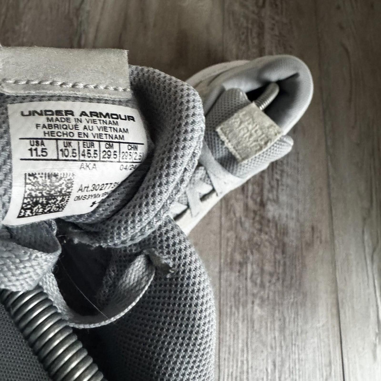 Under Armour UNDER ARMOUR • Charged Edge Suede "Mod Grey" (11.5M) Size US 11.5 / EU 44-45 - 4 Thumbnail