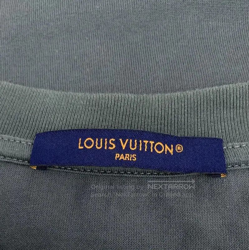 Louis Vuitton Louis Vuitton Green Cotton Men's T. Size US XL / EU 56 / 4 - 4 Thumbnail