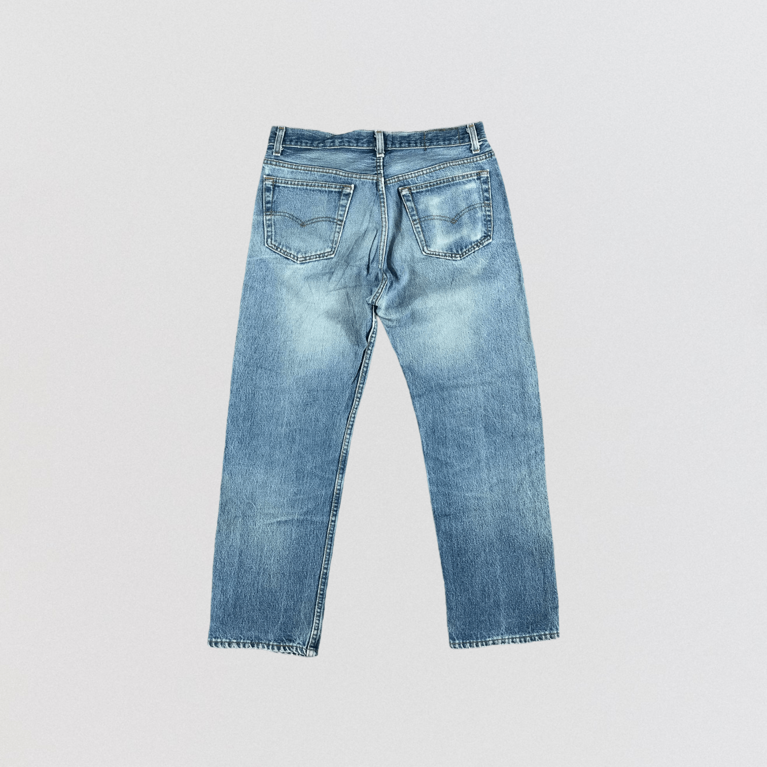 Levi's × Vintage Vintage 90s Blue Wash Levis 501 Jeans-JM2245 Size US 33 - 2 Thumbnail