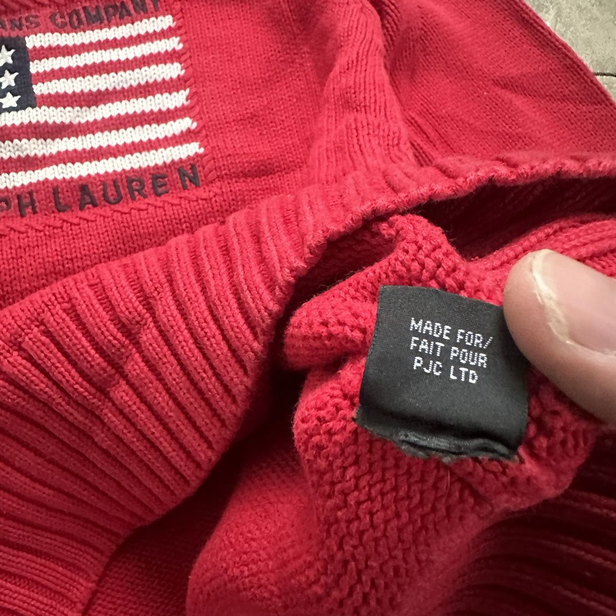 Polo Ralph Lauren Polo Ralph Lauren flag big American logo USA sweater knit Size S / US 4 / IT 40 - 9 Thumbnail
