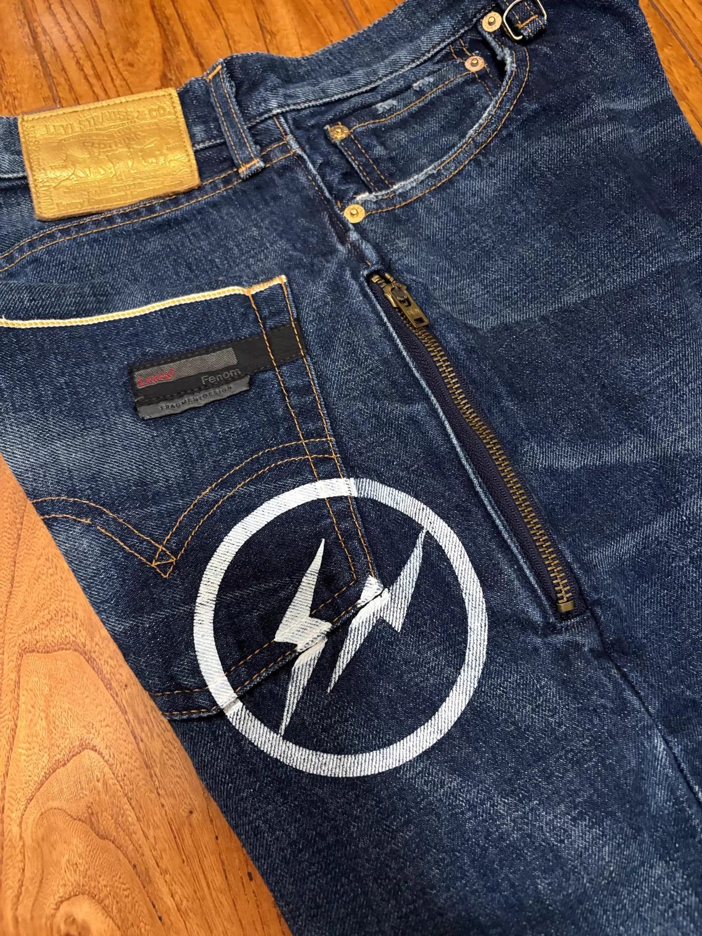 Levi's Levi's Fenom Gold Flash 505 W32 Jeans Gold Selvedge Size US 32 / EU 48 - 6 Thumbnail