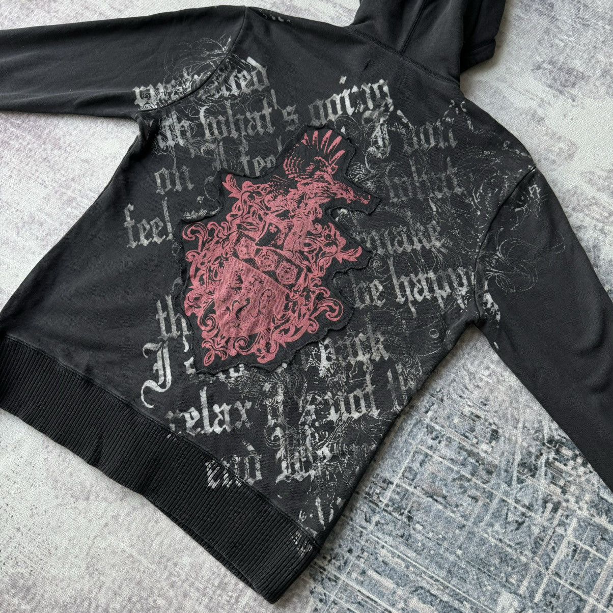 If Six Was Nine × Le Grande Bleu (L.G.B.) × Tornado Mart In The Attic Affliction Punk Hoodie Size US M / EU 48-50 / 2 - 8 Thumbnail