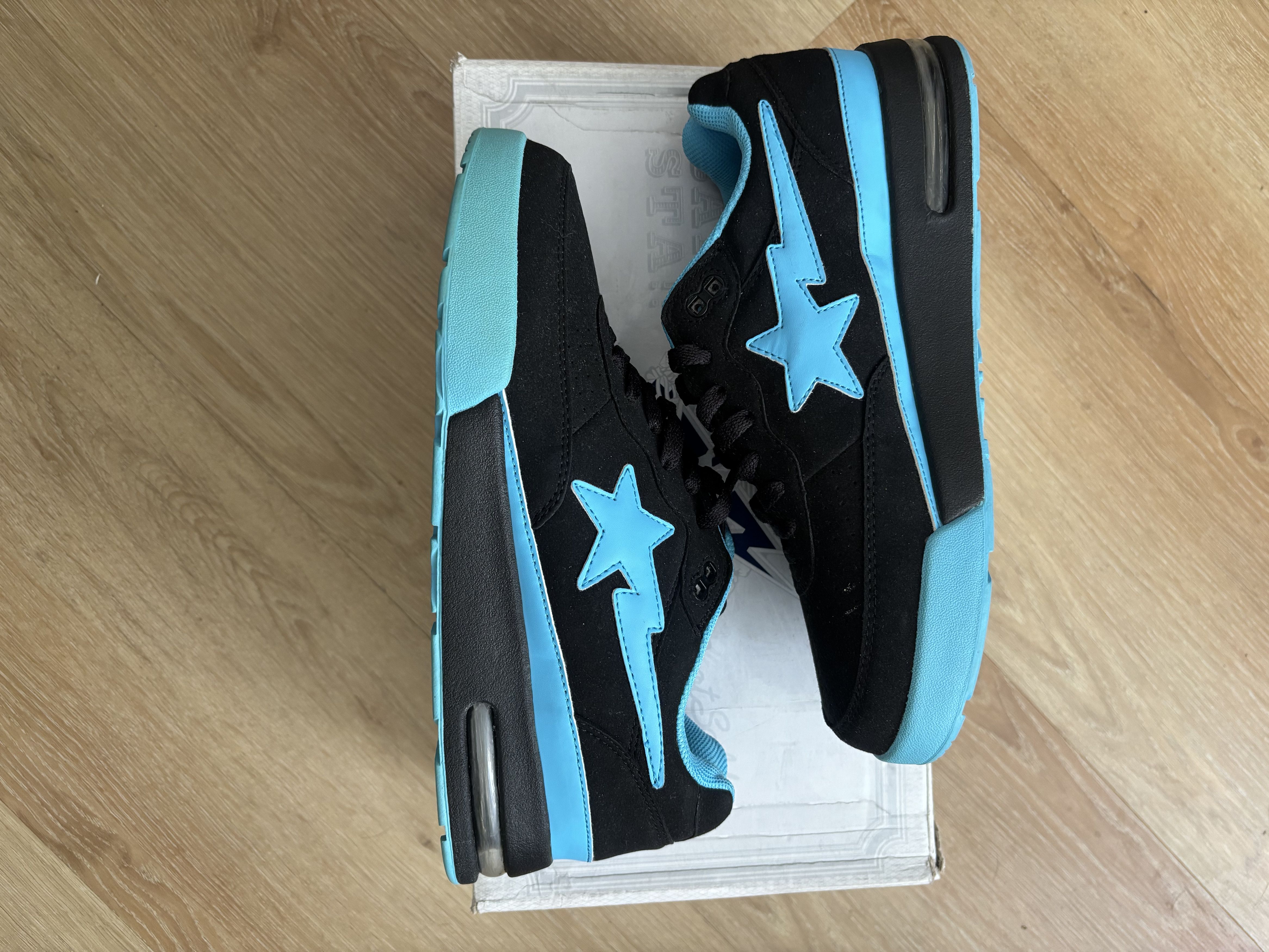 Bape Bape Roadsta Black Blue Size US 9 / EU 42 - 8 Thumbnail