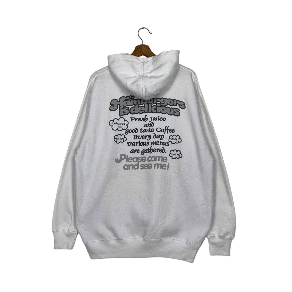 Japanese Brand Hamburger Is Delicious Pullover Hoodie Size US L / EU 52-54 / 3 - 7 Thumbnail