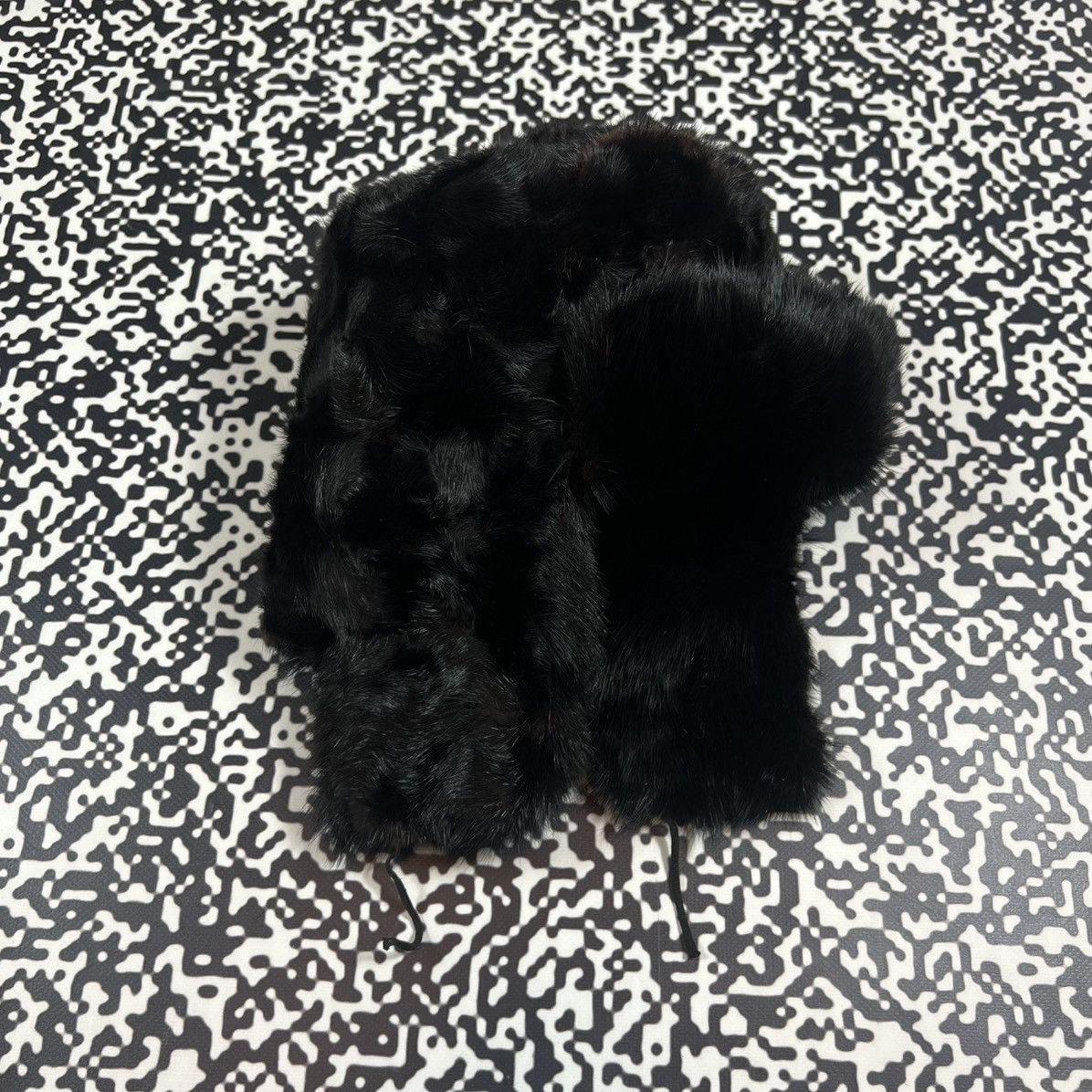 Japanese Brand Vintage 90s Fur Alt Ushanka Trapper Hat Mohair Style Retro Size ONE SIZE - 3 Thumbnail