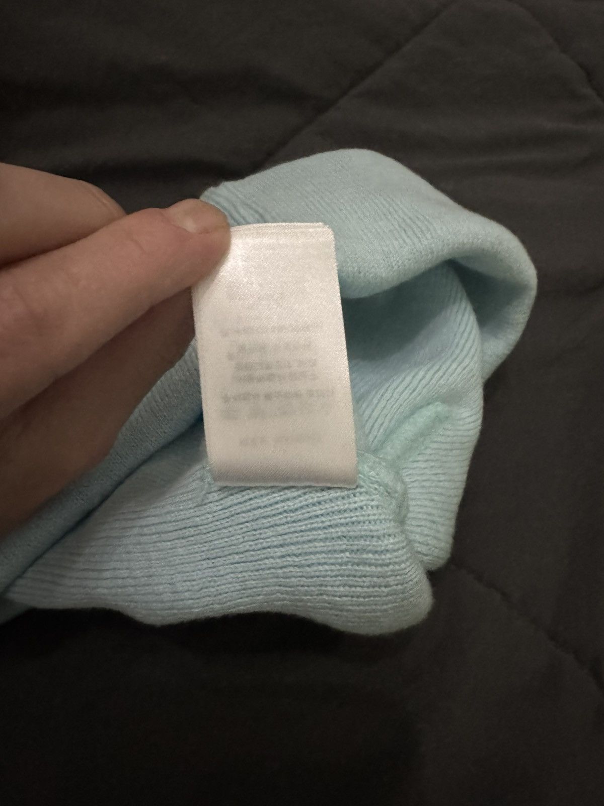 Supreme Supreme Big Logo Beanie - Light Blue Size ONE SIZE - 8 Thumbnail