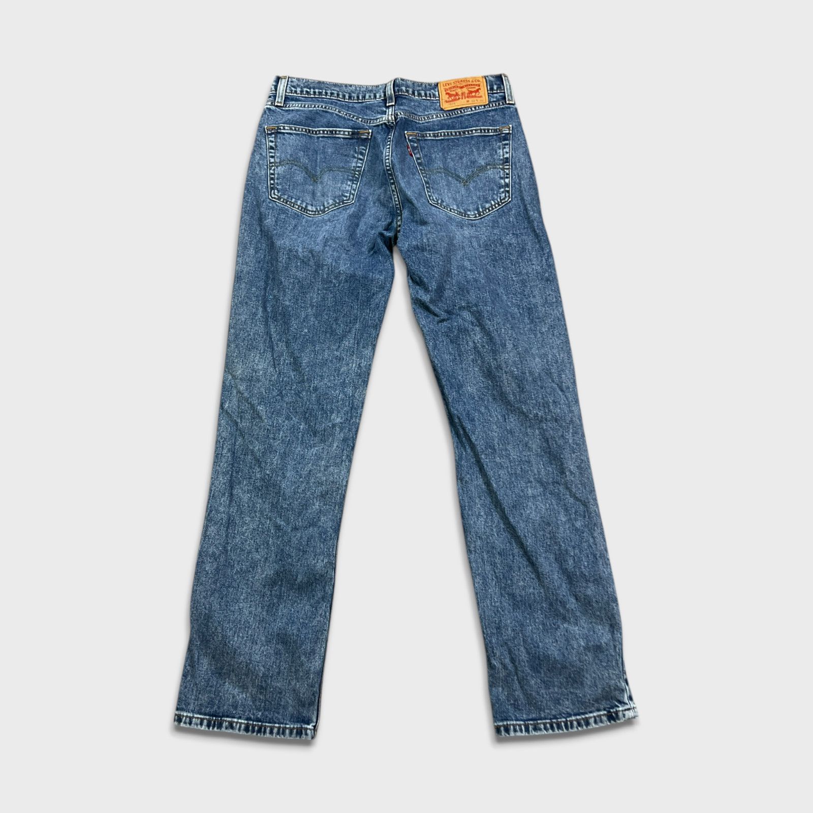 Levi's × Vintage Levi's 514 Jeans 32x32 Blue Straight Fit Faded Denim Pants Size US 32 / EU 48 - 5 Thumbnail