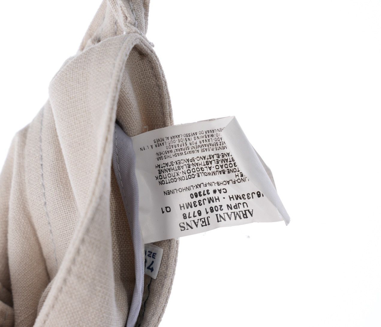 Armani Armani 1990s vintage linen baggy pants Size US 34 / EU 50 - 5 Thumbnail