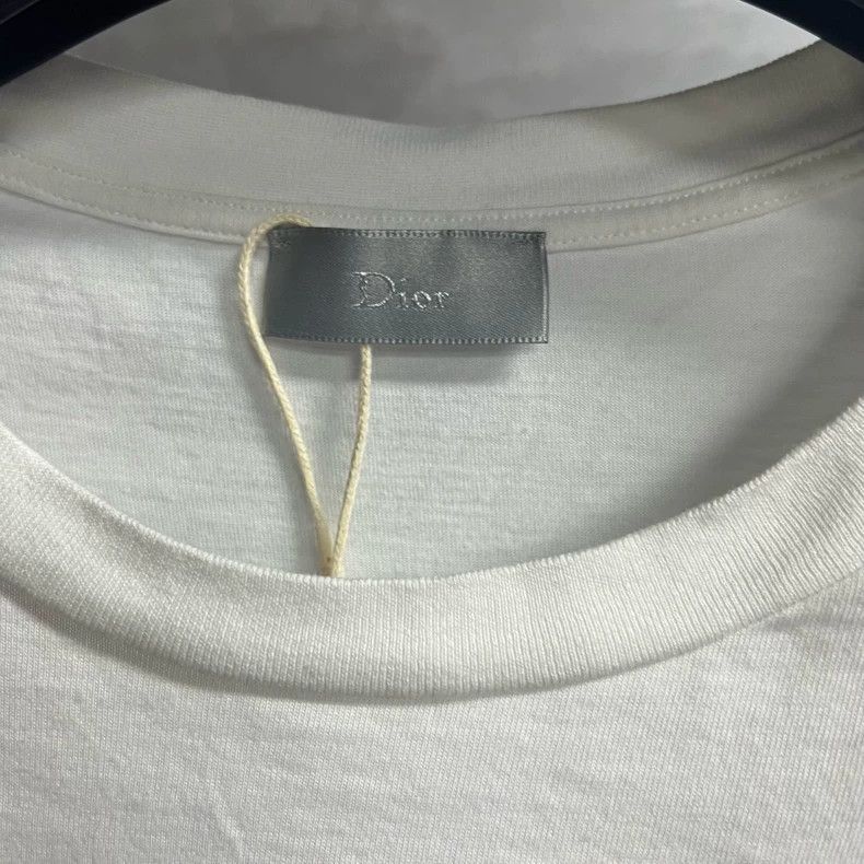 Dior Dior White Casual Round Neck TShirt-2506 Size US XS / EU 42 / 0 - 2 Thumbnail