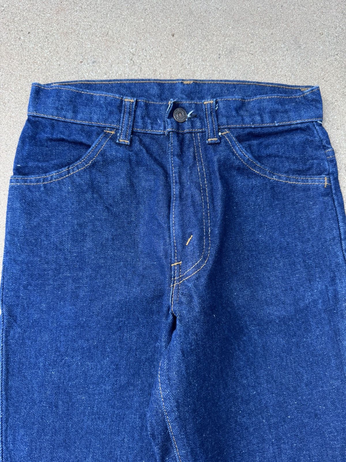 Levi's Vtg 70’s Levi’s 646 Orange Tab Bellbottom Flare Jeans 27x30 Size 27" / US 4 / IT 40 - 4 Thumbnail
