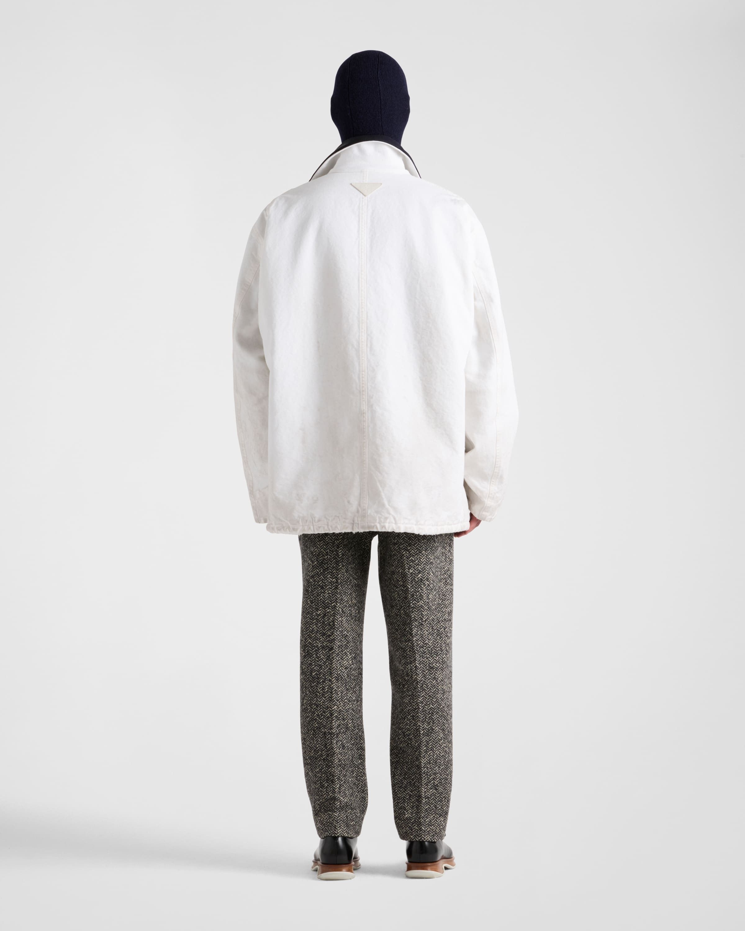 Prada o1bcso1str1025 Canvas Jacket in White Size US M / EU 48-50 / 2 - 5 Thumbnail