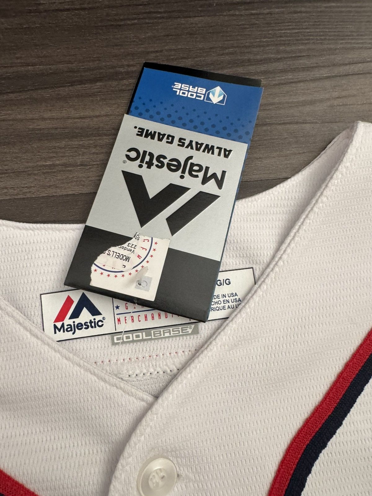 Majestic Washington Nationals Juan Soto 22 MLB 19 World Series Jersey Size US L / EU 52-54 / 3 - 5 Thumbnail