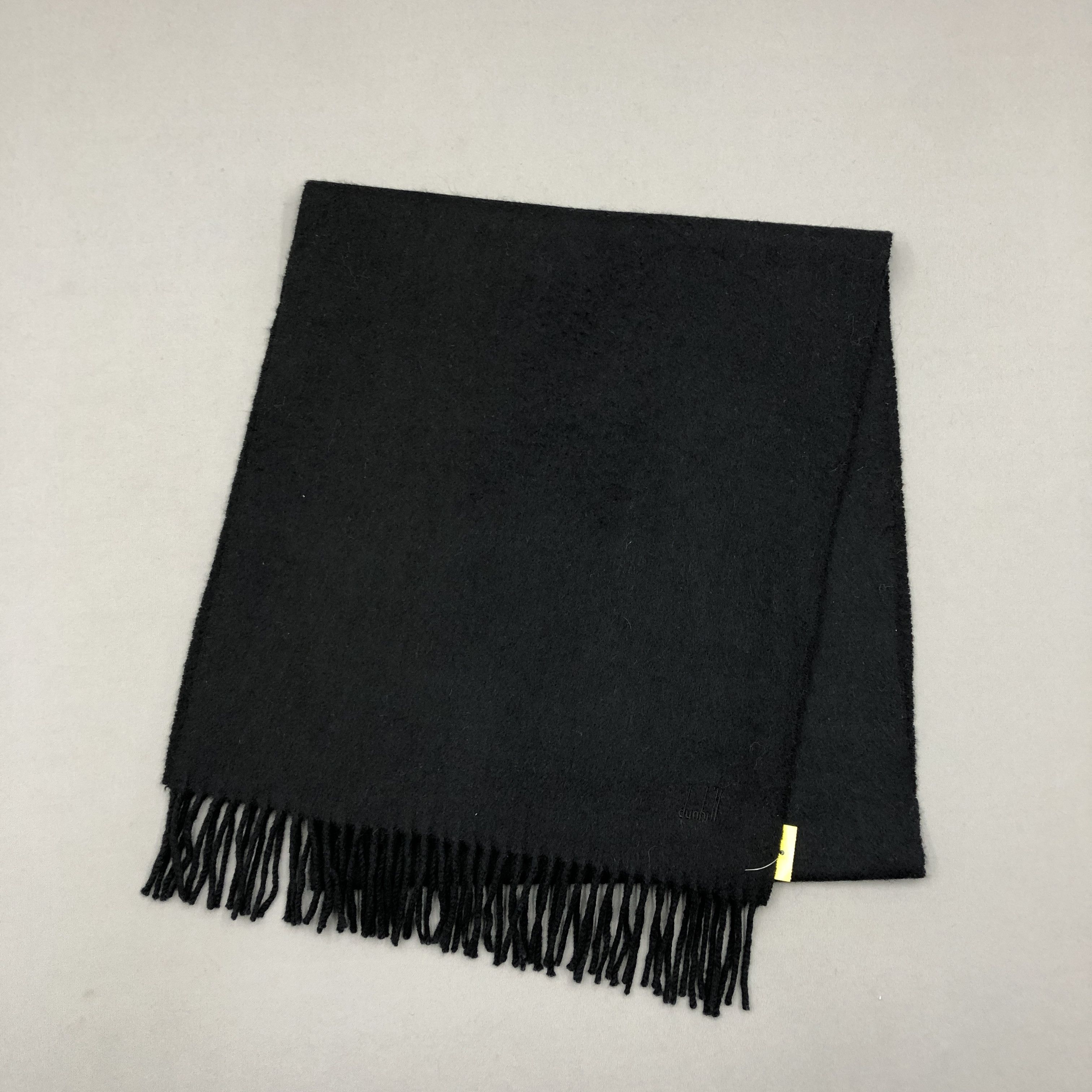 Alfred Dunhill Vintage Alfred Dunhill Scarf Muffler Wool Cashmere Scarves Size ONE SIZE - 3 Thumbnail