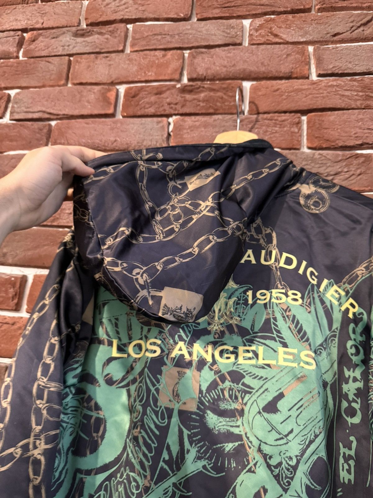Christian Audigier Rare Vintage Christian Audigier Reversible Aerosmith Hoodie Size US M / EU 48-50 / 2 - 14 Thumbnail