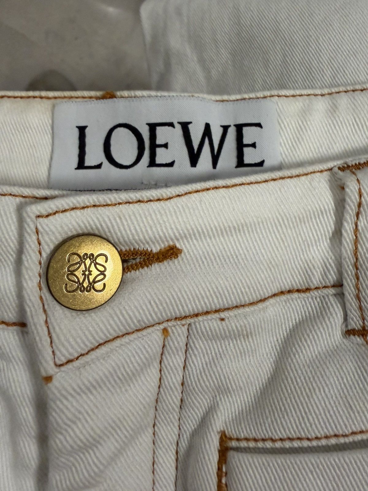 Loewe Loewe Contrast Stitch Fisherman Jeans Size 28" / US 6 / IT 42 - 6 Thumbnail