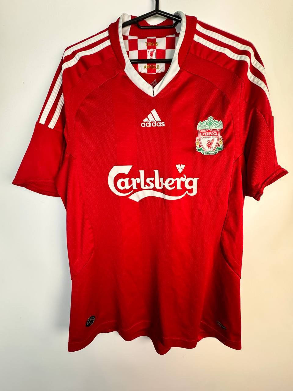 Adidas LIVERPOOL 2008 09 HOME FOOTBALL SHIRT SOCCER JERSEY ADIDAS Size US M / EU 48-50 / 2 - 1 Thumbnail