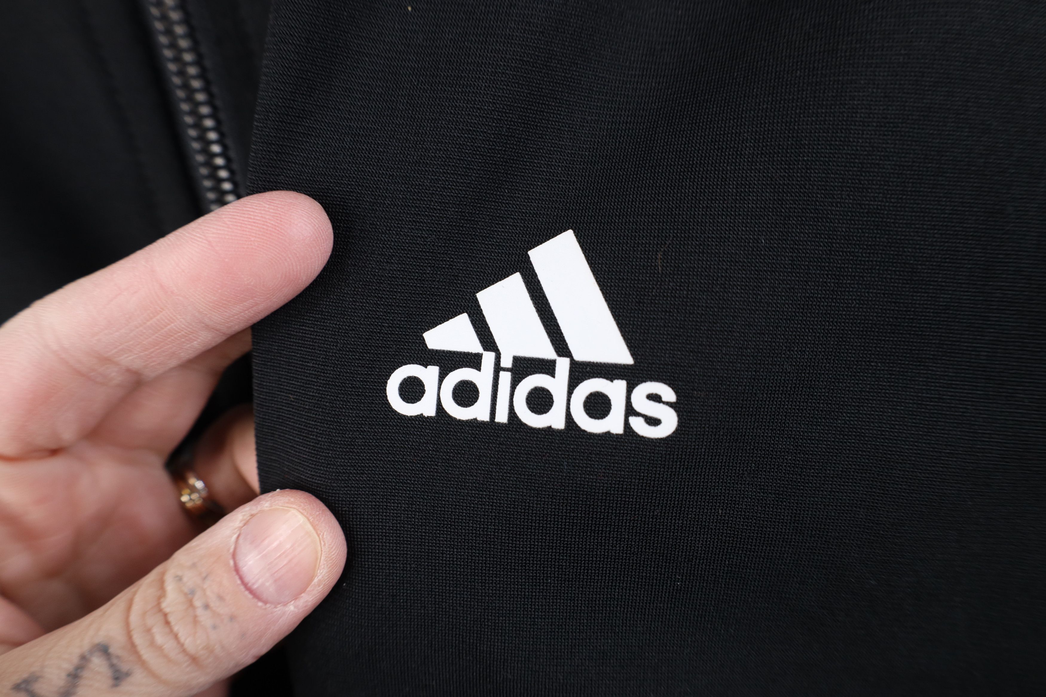 Adidas Adidas Detroit Red Wings Hockey Warm Up Track Jacket Black Size US XL / EU 56 / 4 - 4 Thumbnail