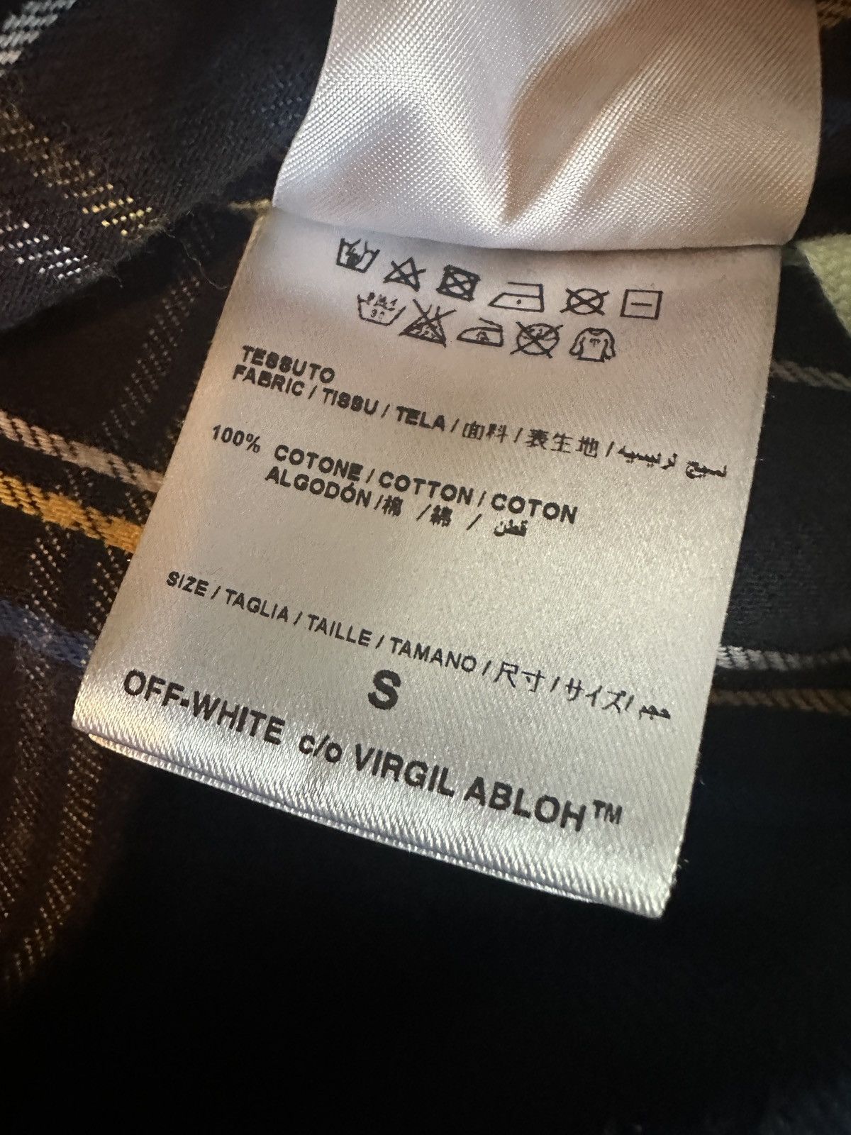 Off-White Off-White Flannel Size US S / EU 44-46 / 1 - 5 Thumbnail