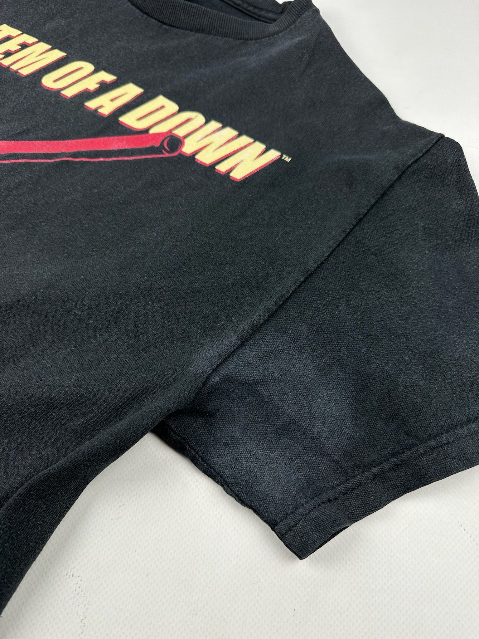 Band Tees Thrashed System of a Down Faded Distressed ERD GRUNGE WCC Size US M / EU 48-50 / 2 - 3 Thumbnail