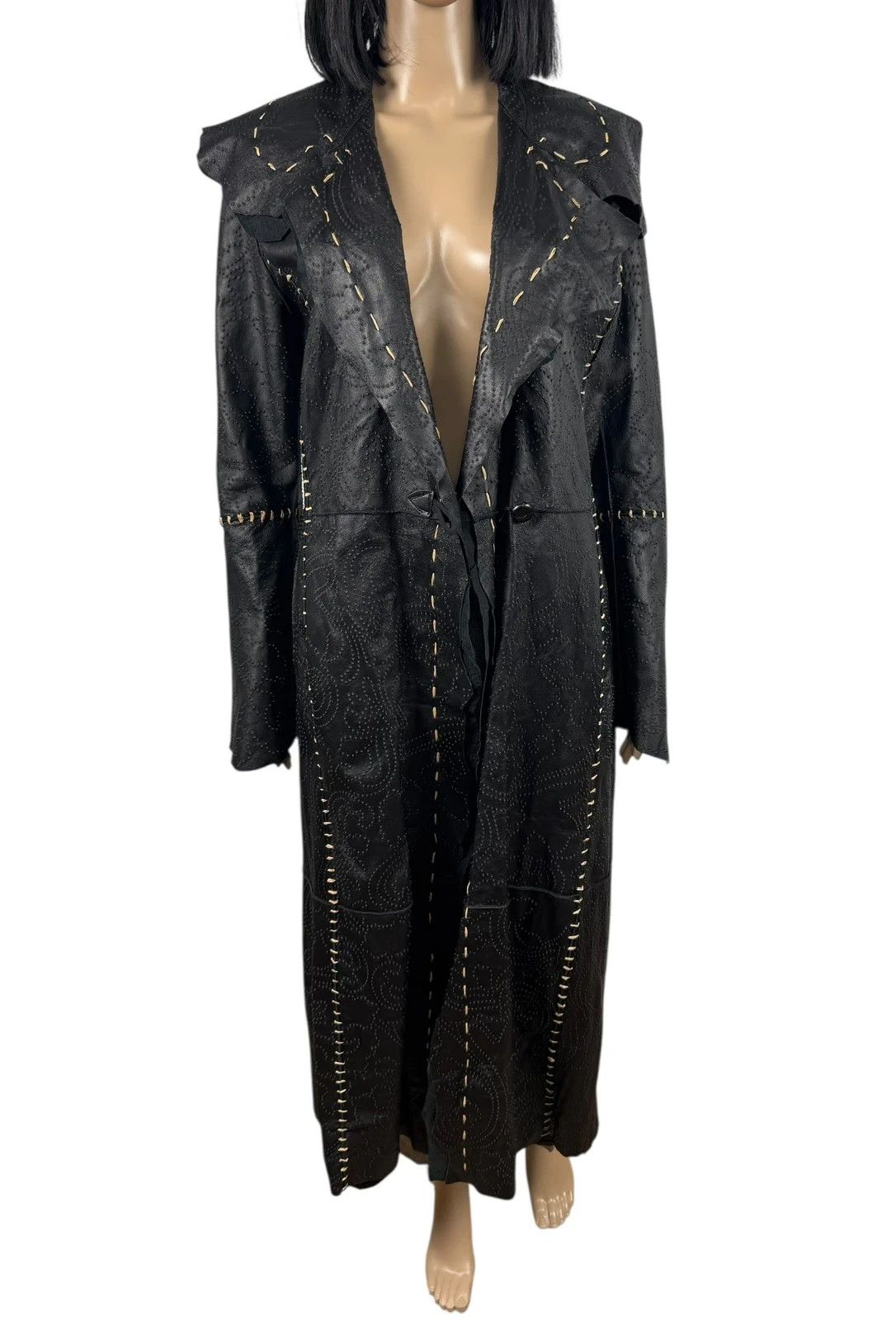 Other Gian Mori Genuine Leather Trench Coat Structured size XL Size XL / US 12-14 / IT 48-50 - 14 Thumbnail