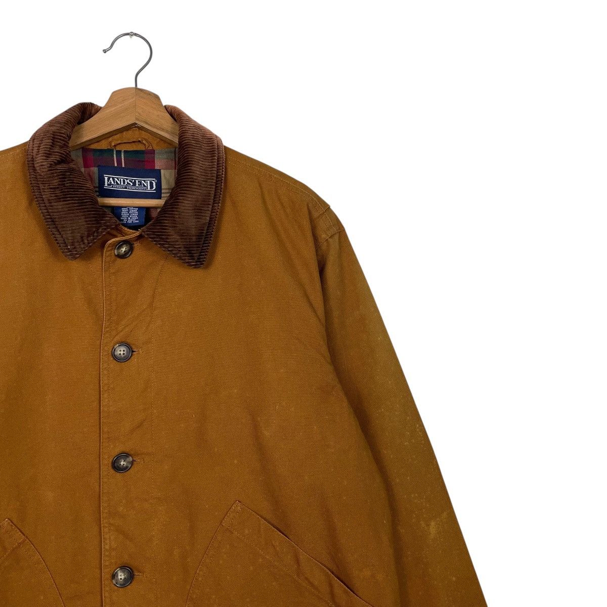 Lands' End Vintage Lands' End Cotton Canvas Barn Chore Hunting Jacket Size US M / EU 48-50 / 2 - 5 Thumbnail