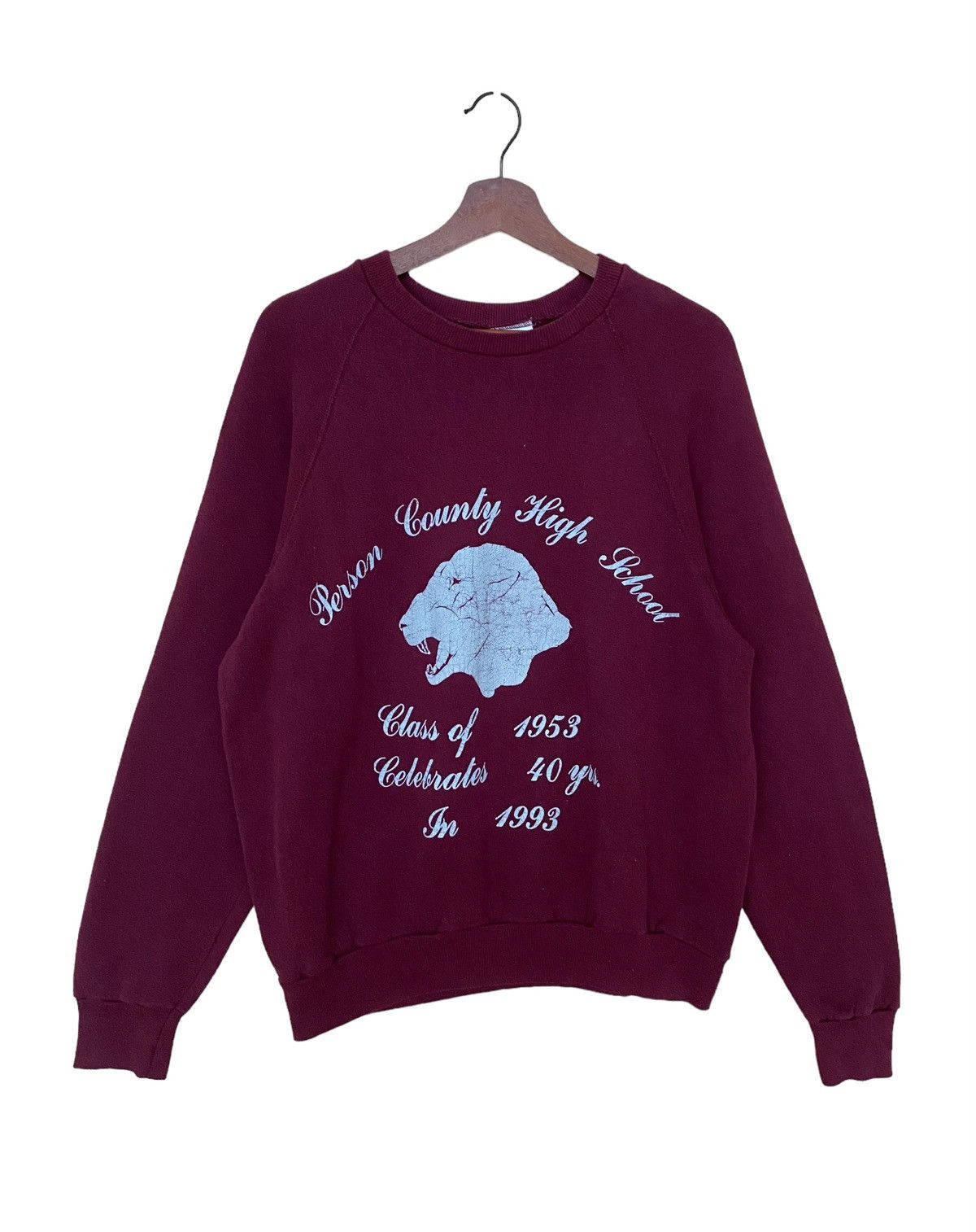 Lee × Vintage Vintage Person Country High School Sweatshirt 1990s Size US XL / EU 56 / 4 - 1 Thumbnail