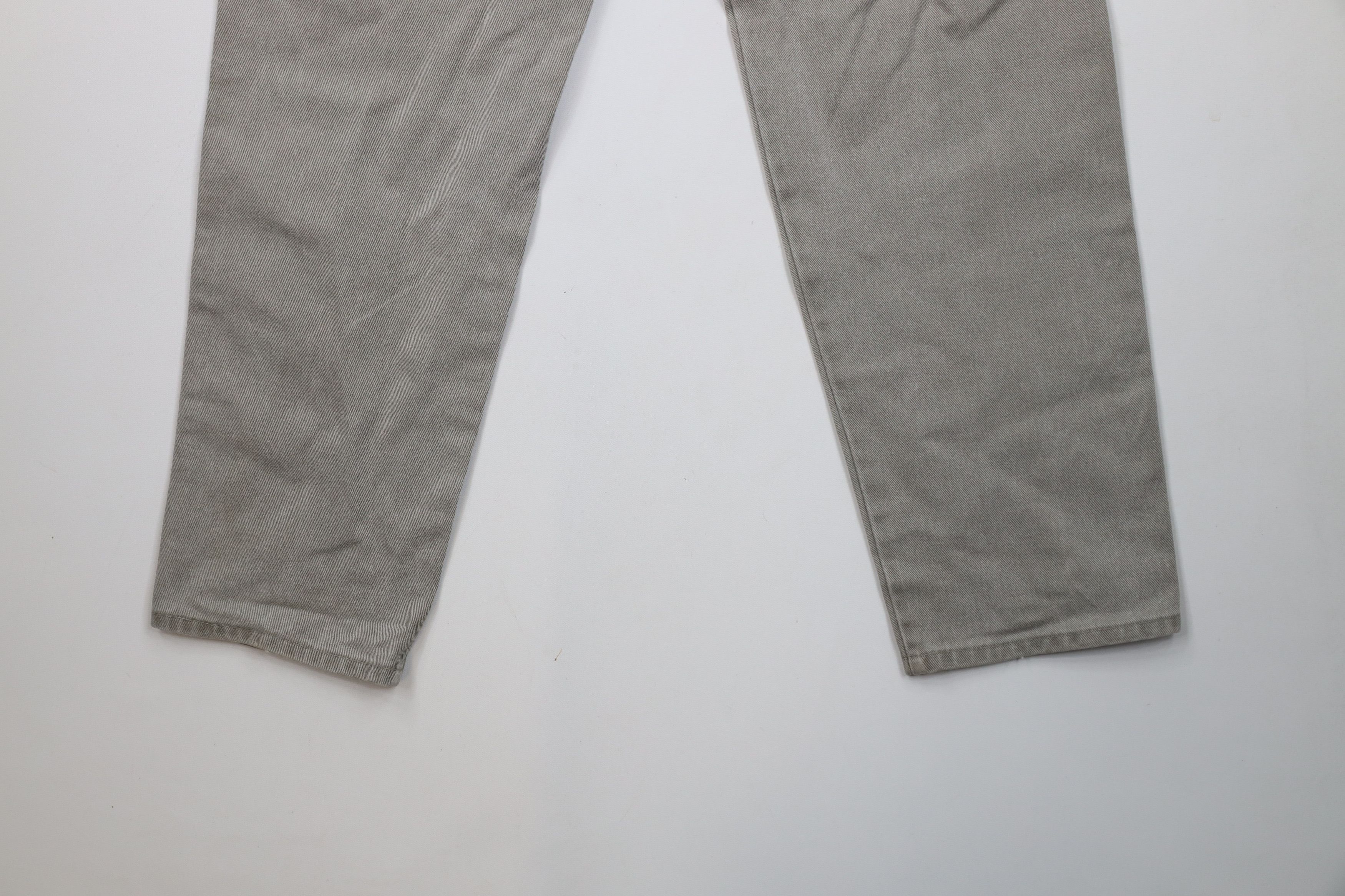 Eddie Bauer × Vintage Vintage 90s Eddie Bauer Leg Denim Jeans Gray Cotton USA Size US 32 / EU 48 - 13 Thumbnail
