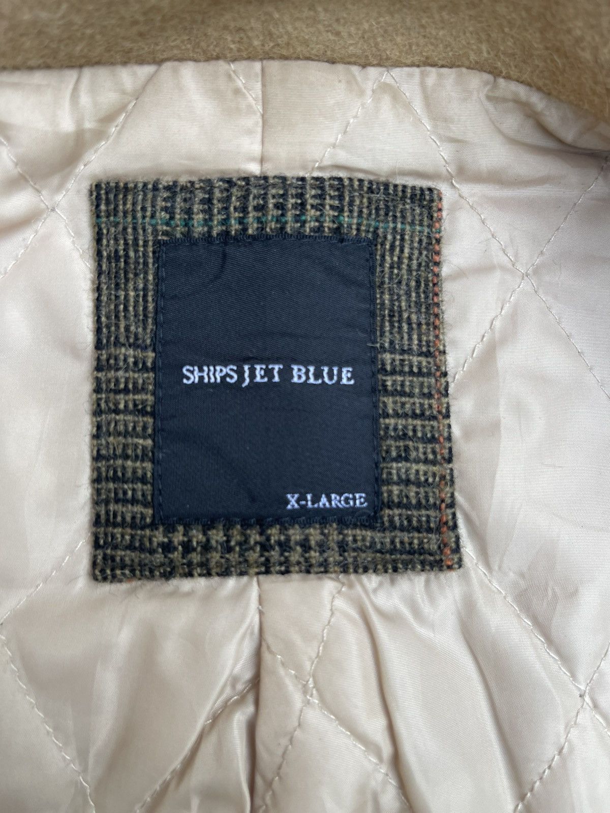 Ships Jet Blue Ships Jet Blue Tweed Jacket Quilted Lining Adjustable Cuffs Size US S / EU 44-46 / 1 - 3 Thumbnail