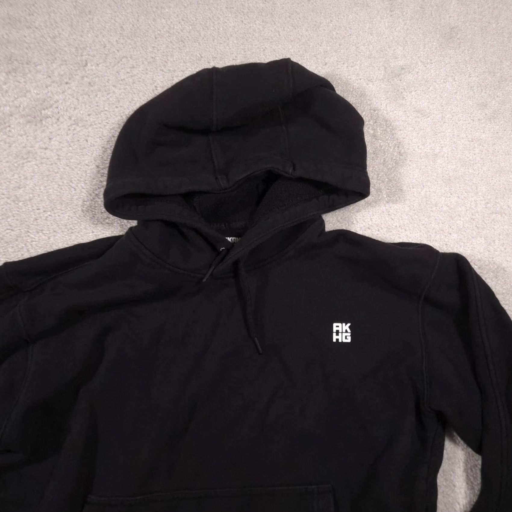 Logo 7 VINTAGE Alaskan Hardgear Hoodie Womens XL Black Pullover Tough Cotton AKHG Logo Fleece Size XL / US 12-14 / IT 48-50 - 3 Thumbnail