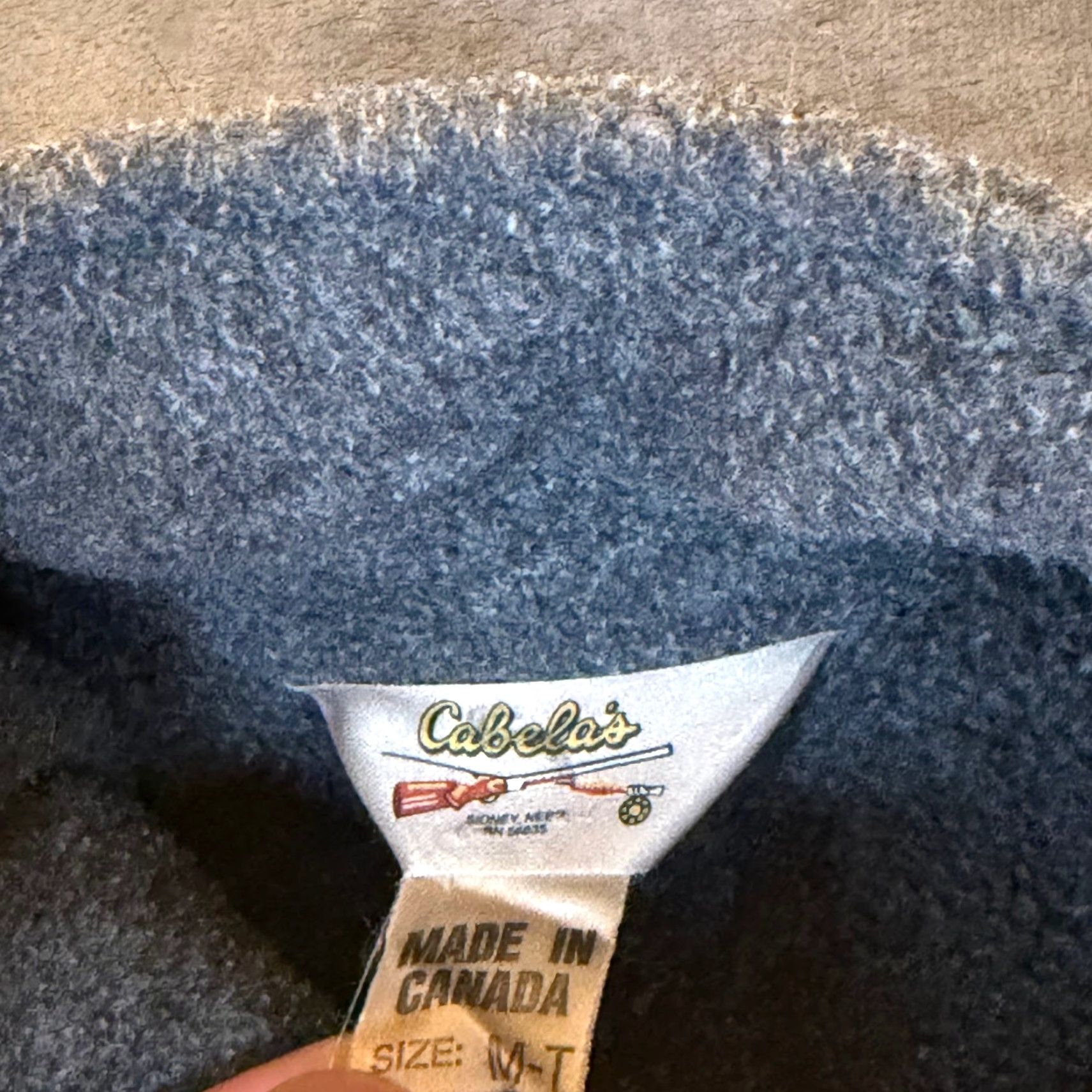 Vintage VINTAGE Cabela's Gray Polartec Fleece Jacket Full Zip Mens MT Tall Canada Size US M / EU 48-50 / 2 - 3 Thumbnail