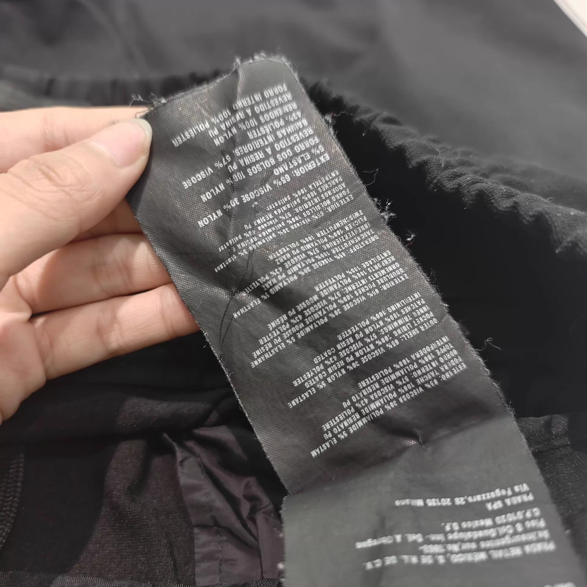 Prada Prada Black Casual Trousers with Side Pocket Zippers 2XL Size US 38 / EU 54 - 7 Thumbnail