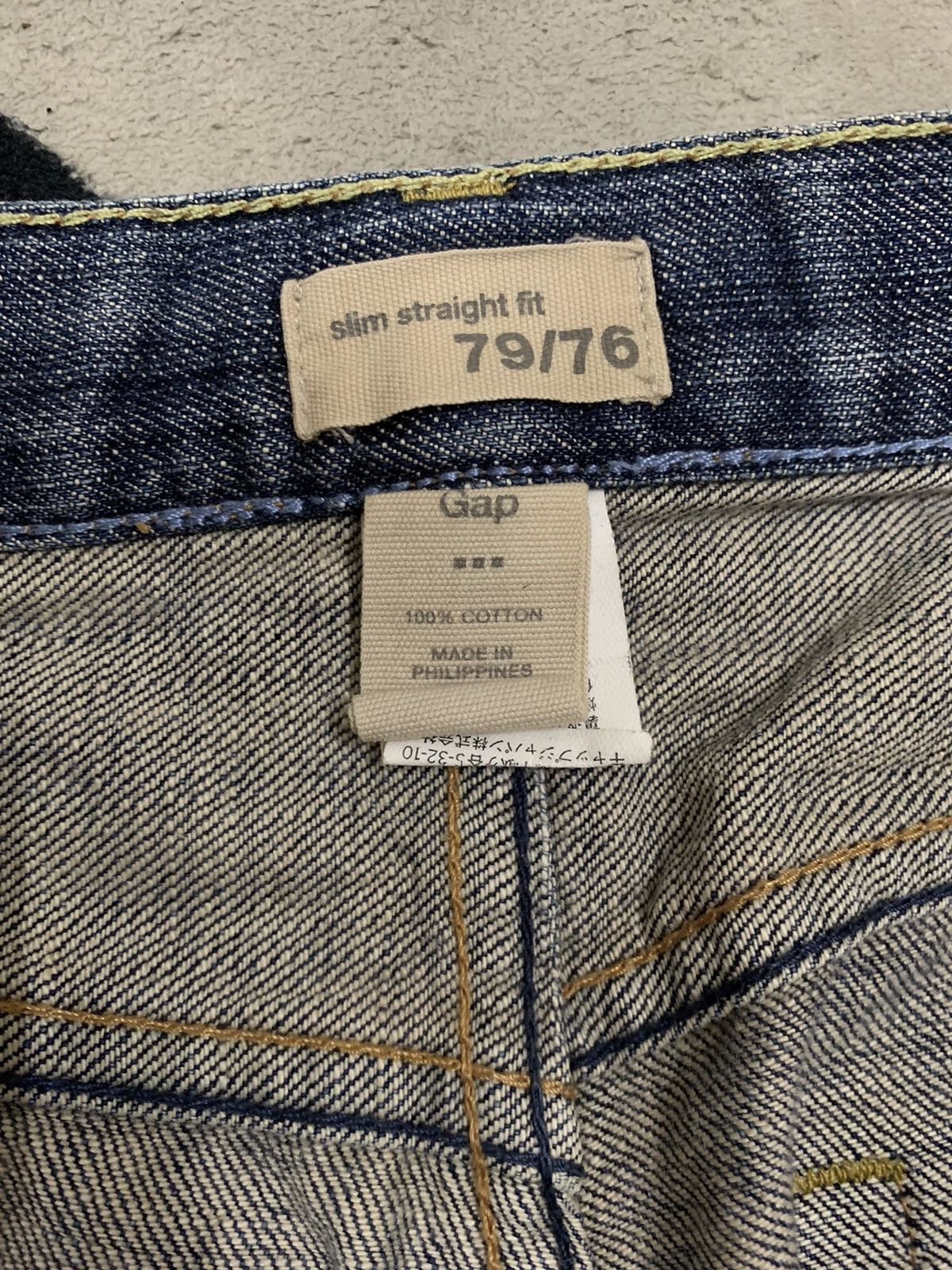 Gap × Yeezy Vintage Gap 1969 Faded Straight Leg Distressed Grunge Jeans Size US 32 / EU 48 - 19 Thumbnail